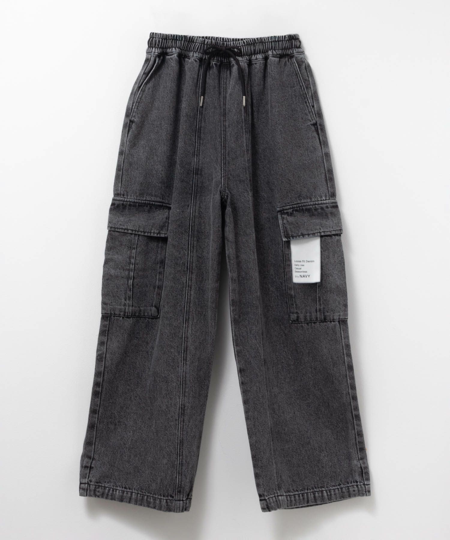 NAVY デニムカーゴパンツ キッズ