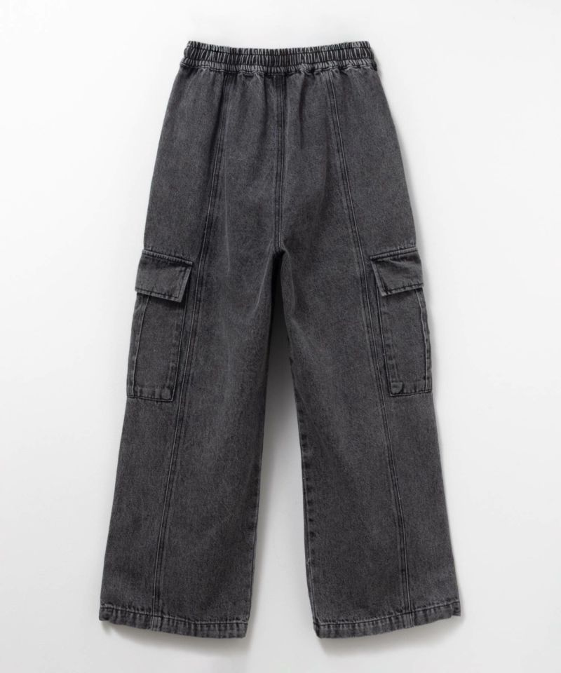 NAVY  デニムカーゴパンツ キッズ商品画像-21