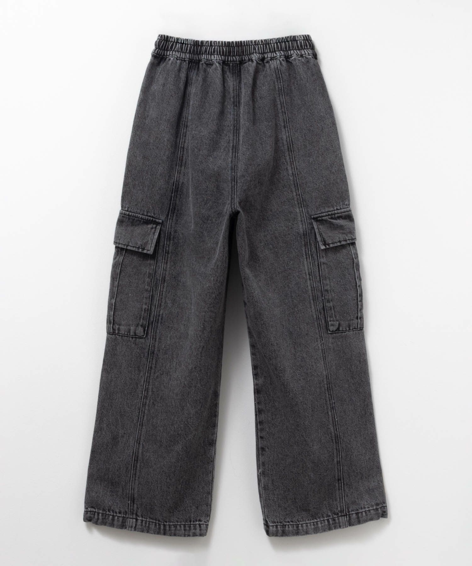 NAVY  デニムカーゴパンツ キッズ商品画像-21