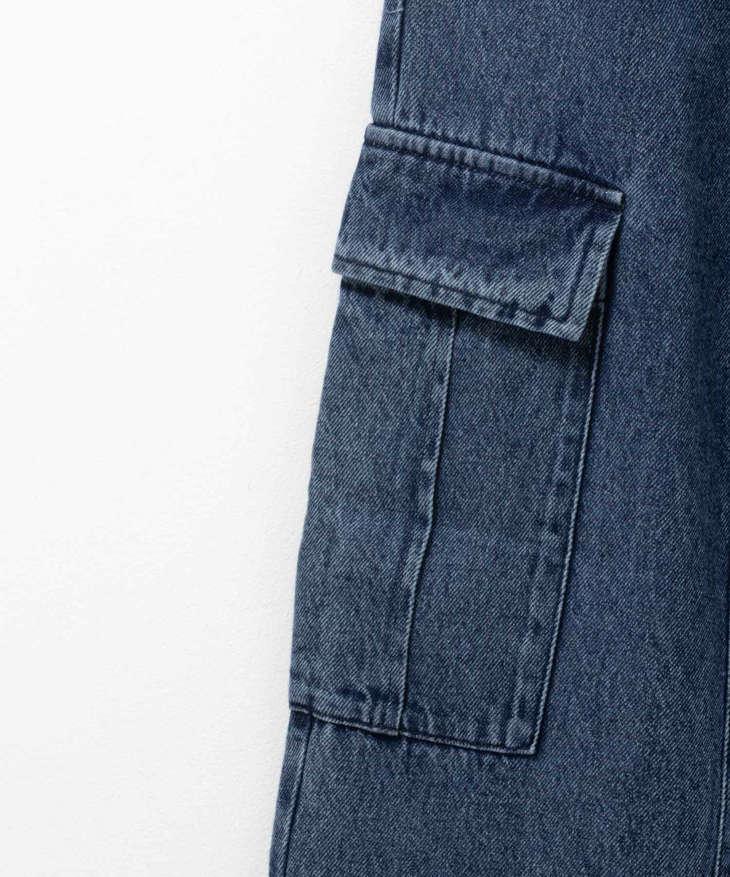 NAVY  デニムカーゴパンツ キッズ商品画像-26