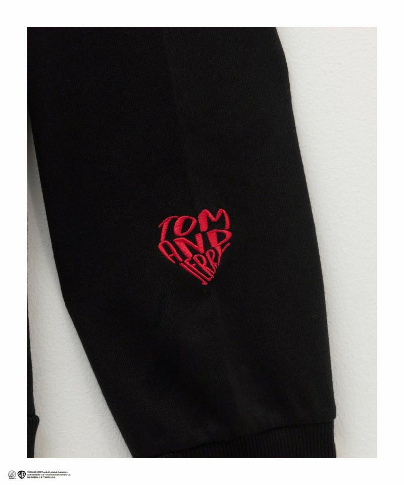 Tom and Jerry ポンチ素材 バックロゴフロッキートレーナー メンズ商品画像-32