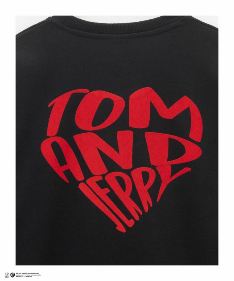 Tom and Jerry ポンチ素材 バックロゴフロッキートレーナー メンズ商品画像-33