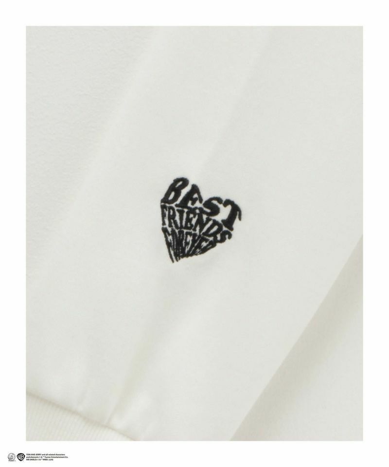 Tom and Jerry ポンチ素材 バックロゴフロッキートレーナー メンズ商品画像-35