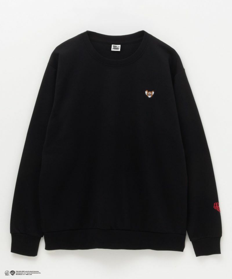 Tom and Jerry ポンチ素材 バックロゴフロッキートレーナー メンズ商品サムネイル-37
