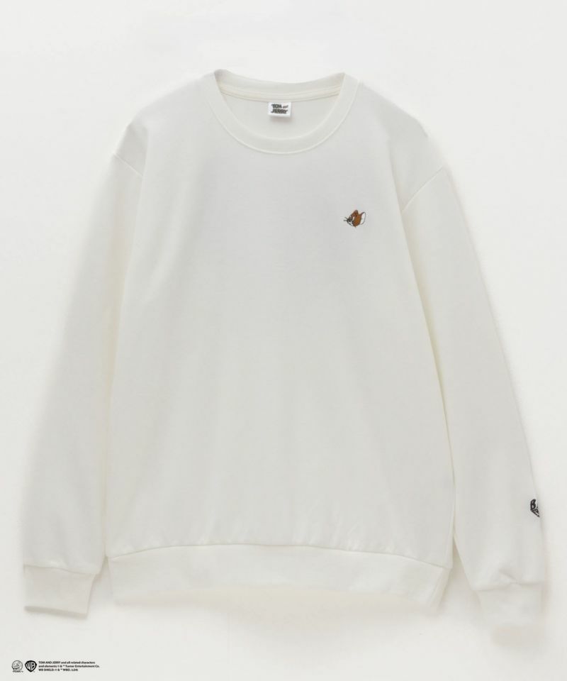 Tom and Jerry ポンチ素材 バックロゴフロッキートレーナー メンズ商品画像-39