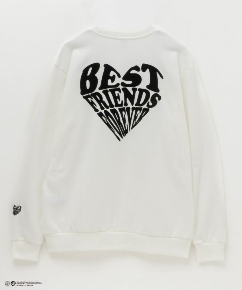 Tom and Jerry ポンチ素材 バックロゴフロッキートレーナー メンズ商品画像-40