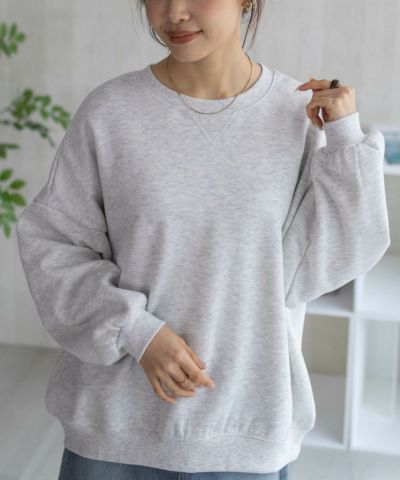 nAvy ガゼットトレーナー レディース