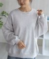 nAvy ガセットトレーナー レディース