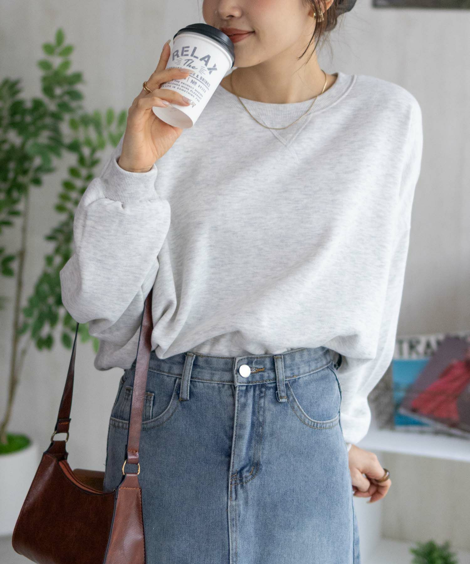 nAvy ガゼットトレーナー レディース商品画像-4