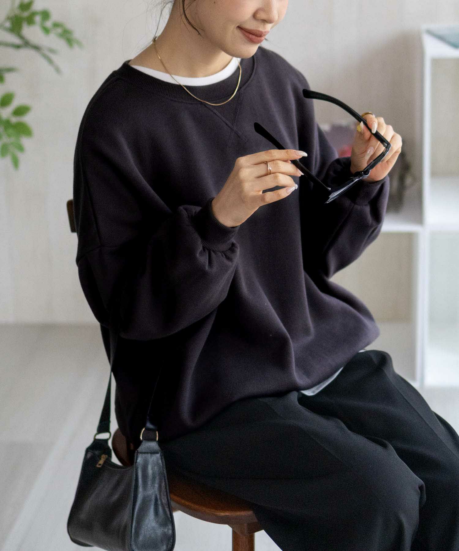 nAvy ガゼットトレーナー レディース商品画像-12