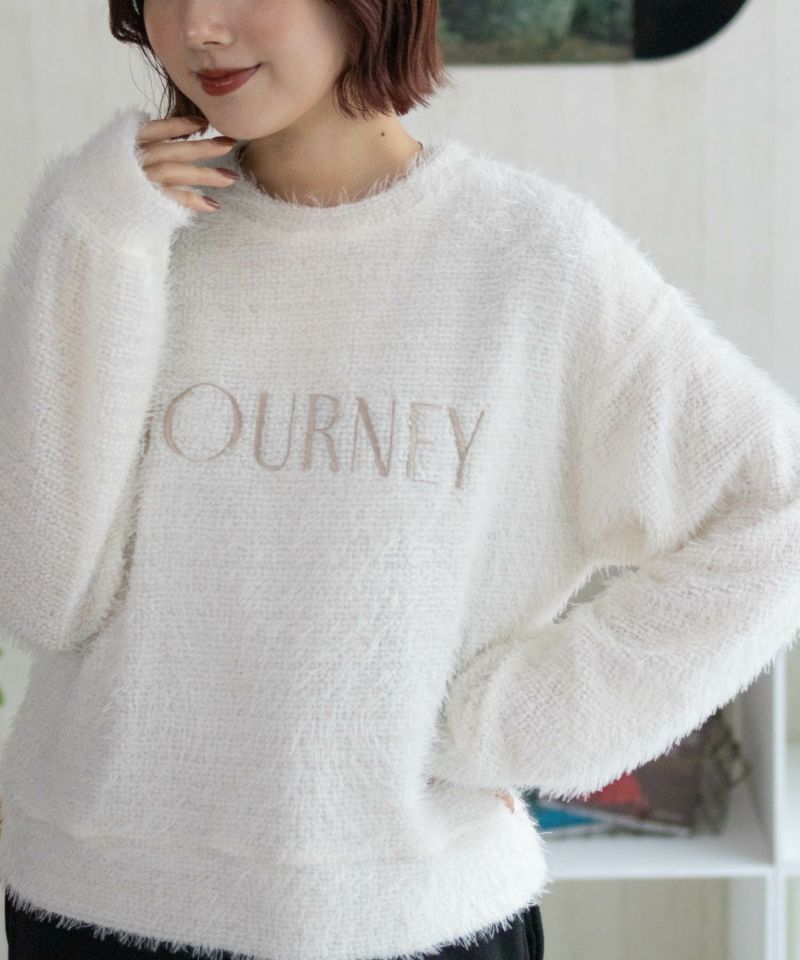 Howdy Marie シャギーロゴプルオーバー レディース商品画像-1