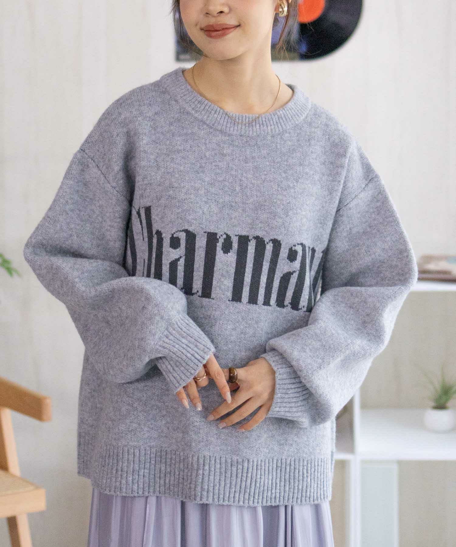 NAVY  ロゴメッセージニット レディース商品サムネイル-3