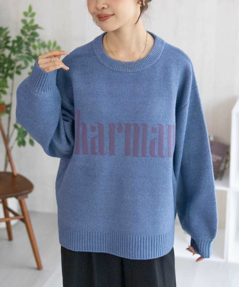 NAVY  ロゴメッセージニット レディース商品画像-10