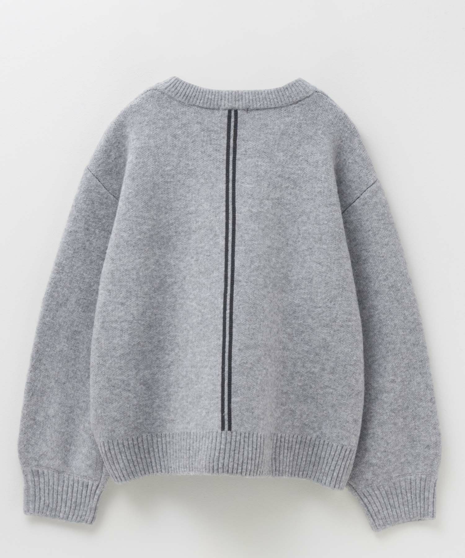 NAVY ロゴメッセージニット レディース