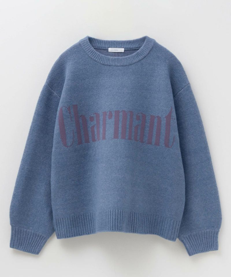 NAVY ロゴメッセージニット レディース商品画像-15