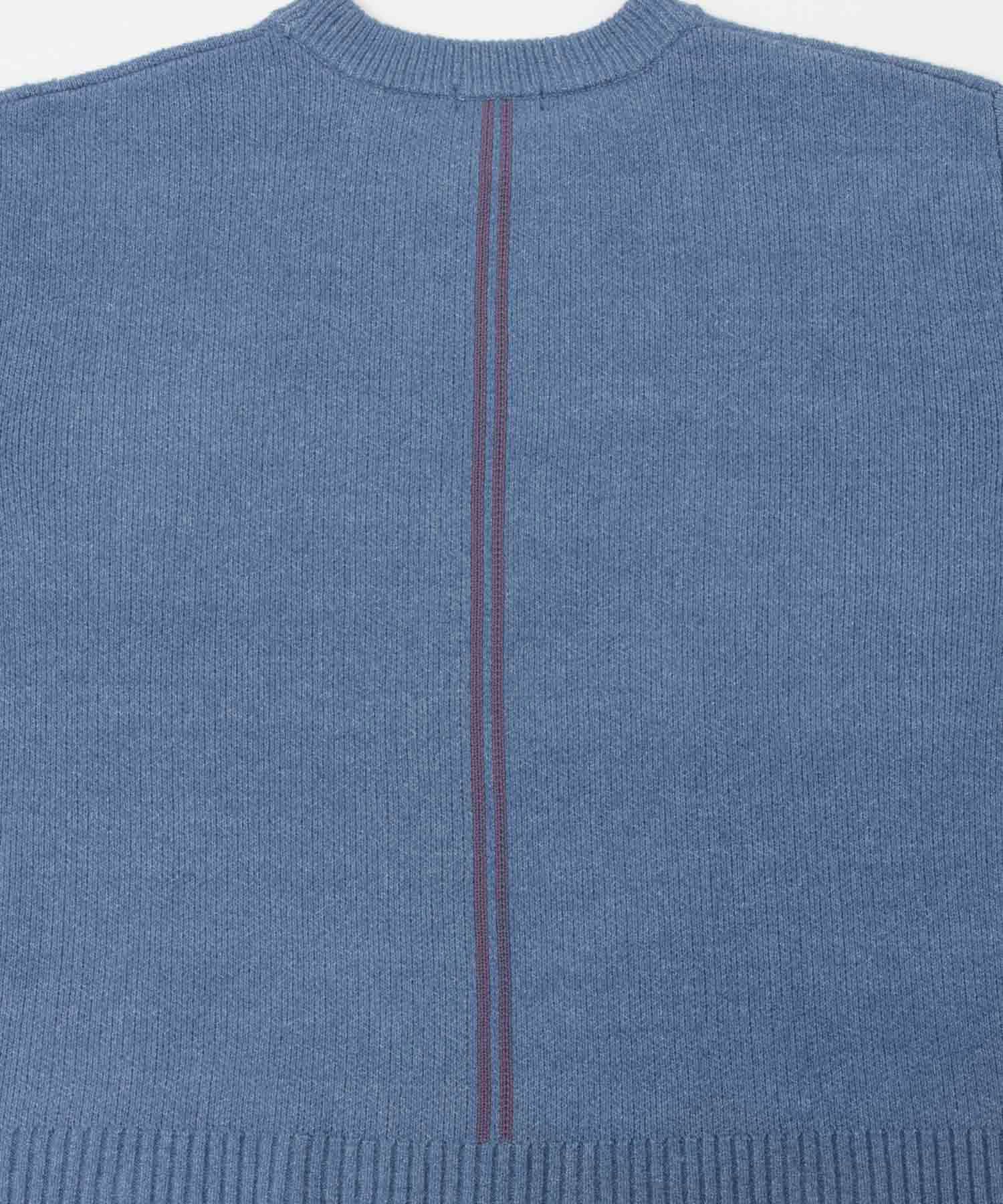 NAVY ロゴメッセージニット レディース