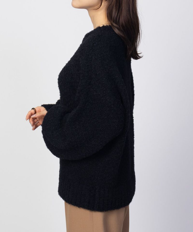 HusHusH  ツイード柄ニットプルオーバー レディース商品画像-16