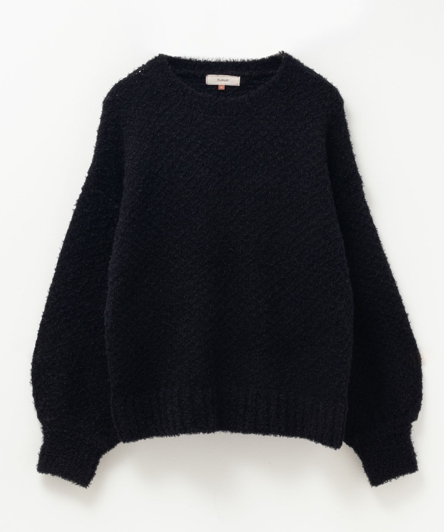 HusHusH  ツイード柄ニットプルオーバー レディース商品画像-18