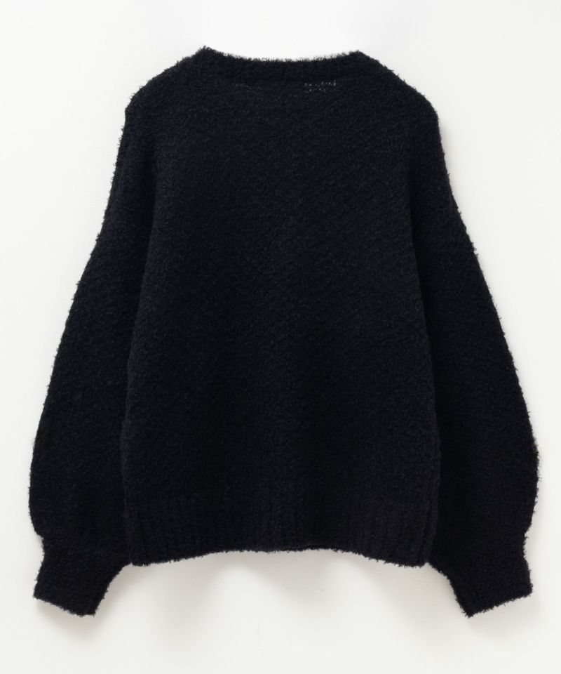 HusHusH  ツイード柄ニットプルオーバー レディース商品画像-19