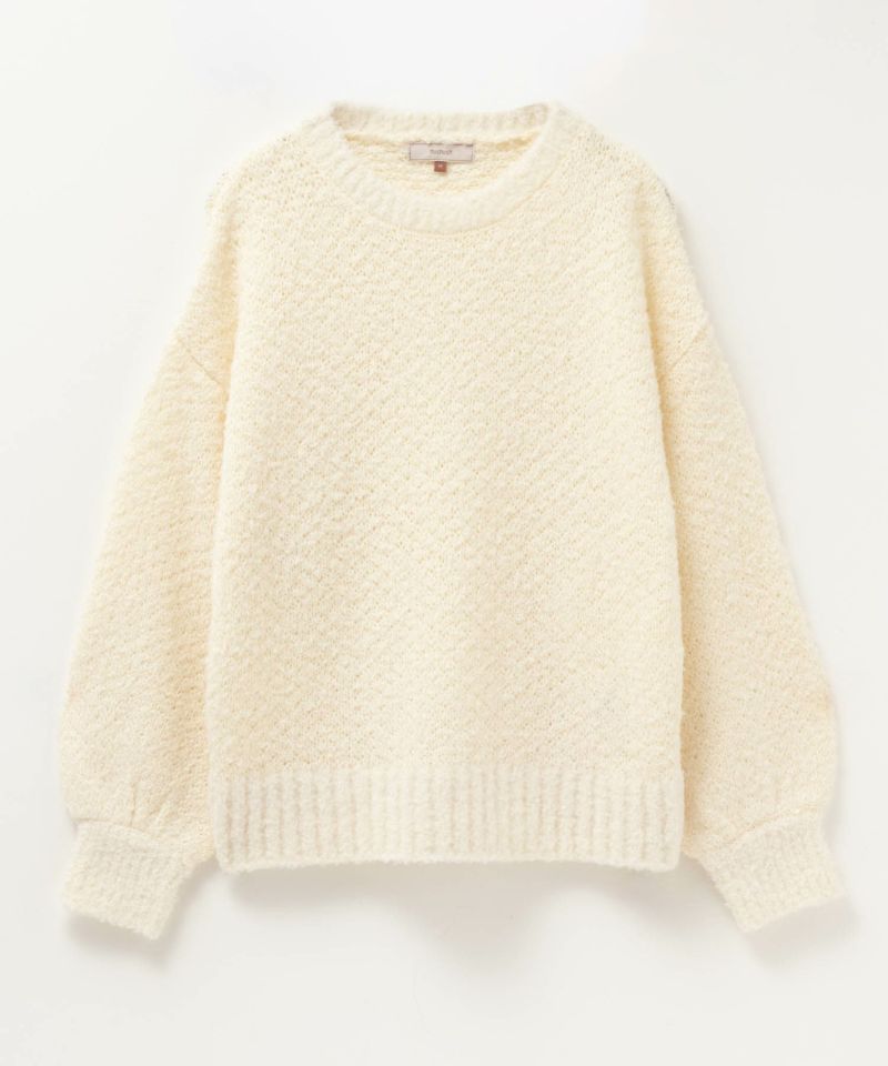 HusHusH  ツイード柄ニットプルオーバー レディース商品画像-20