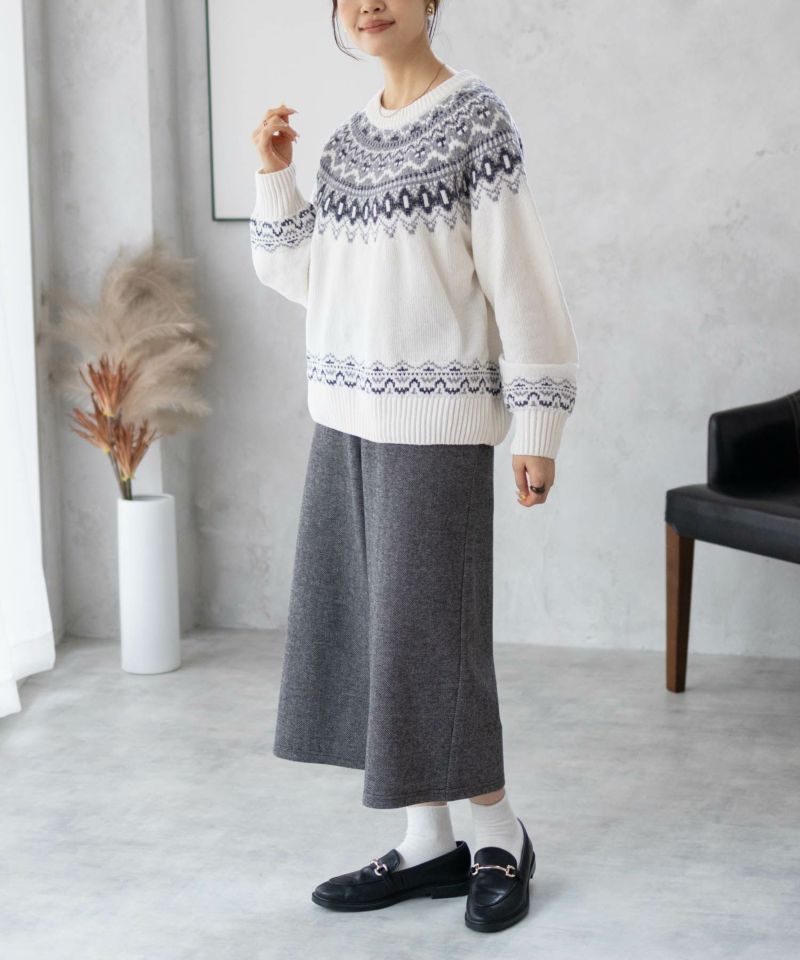 Howdy Marie 求心柄モールニット レディース商品画像-9