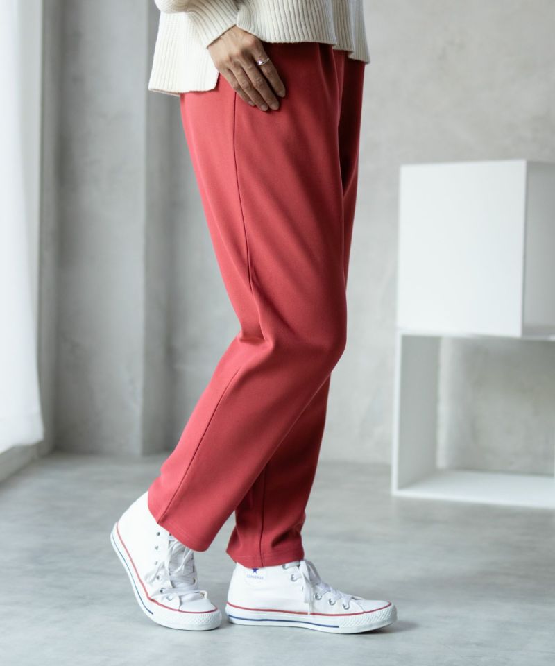 NAVY  ボンディングテーパードパンツ レディース商品画像-11