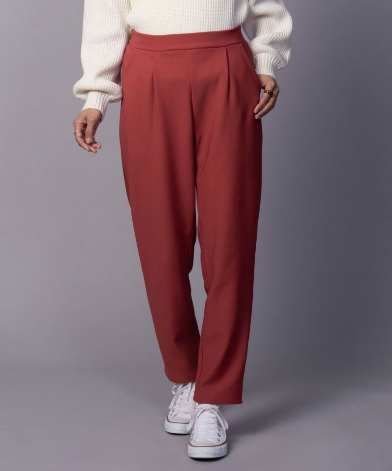 NAVY  ボンディングテーパードパンツ レディース商品画像-17