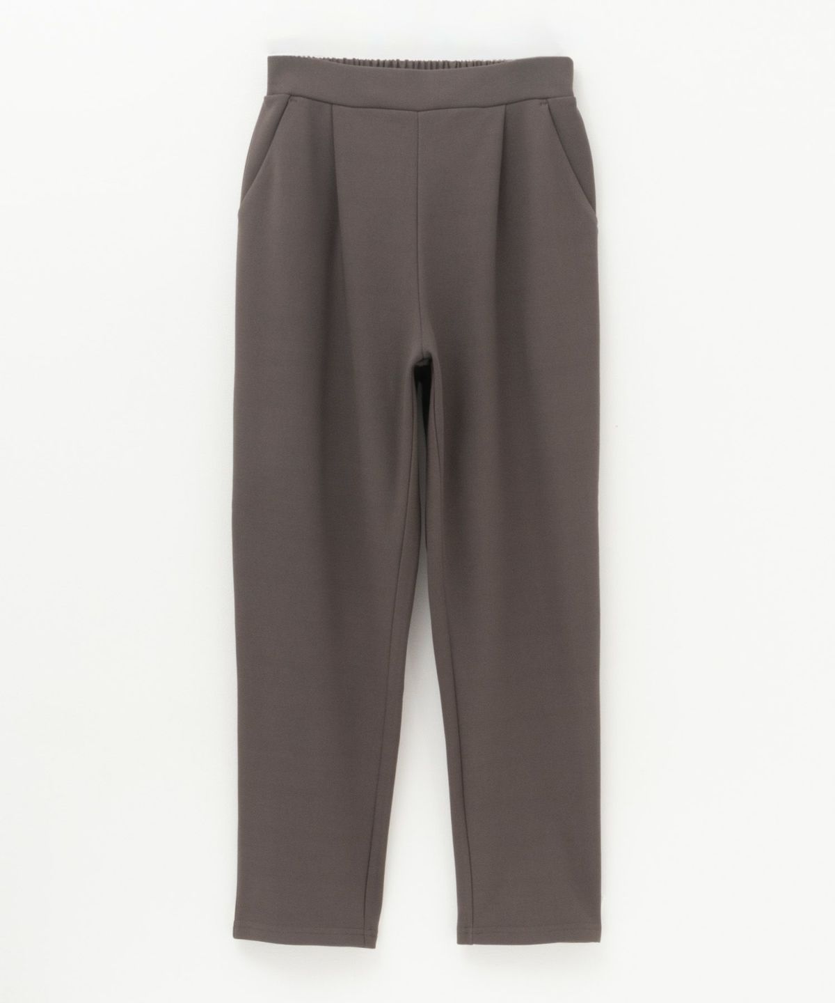 NAVY ボンディングテーパードパンツ レディース