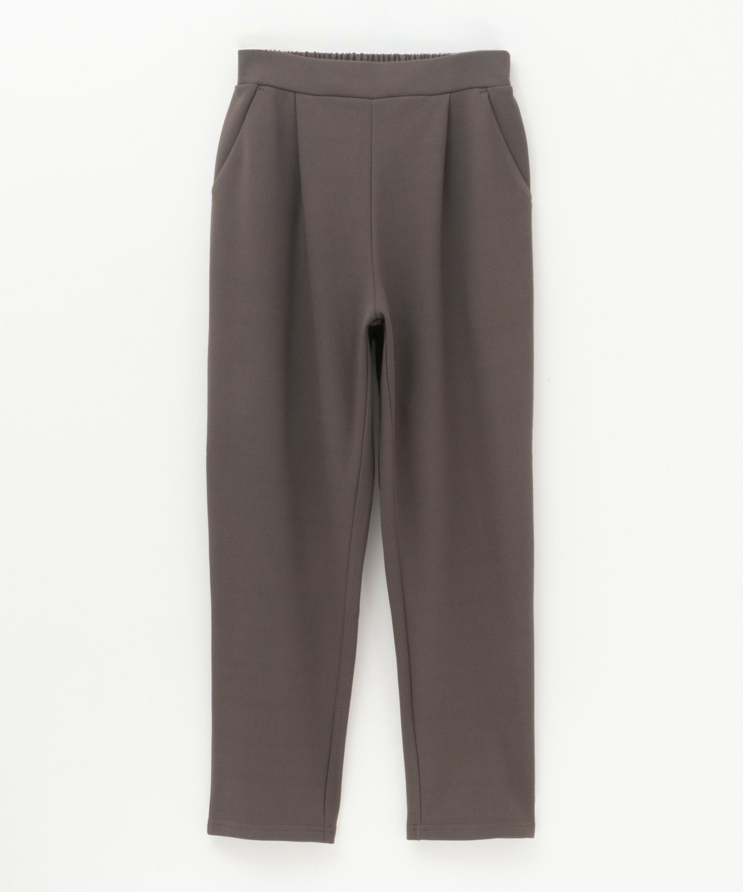 NAVY ボンディングテーパードパンツ レディース