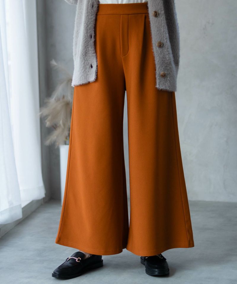 NAVY ボンディングワイドパンツ レディース商品画像-9