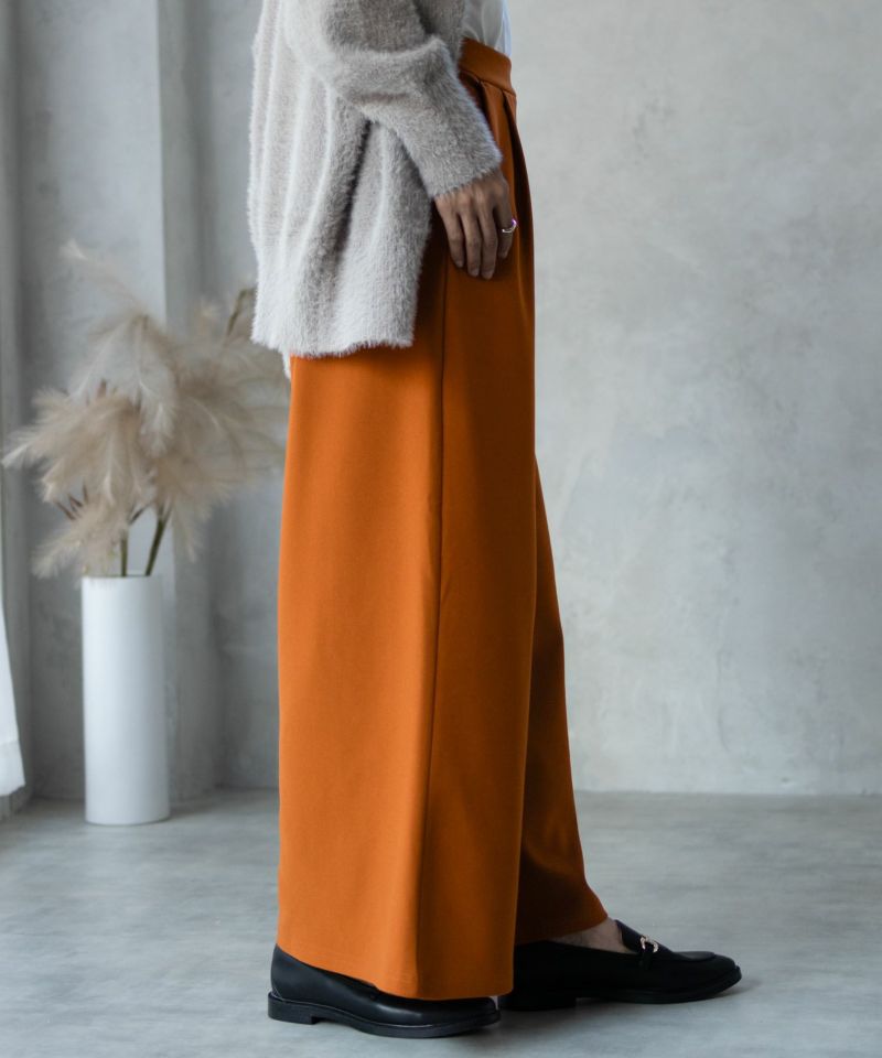 NAVY  ボンディングワイドパンツ レディース商品画像-11