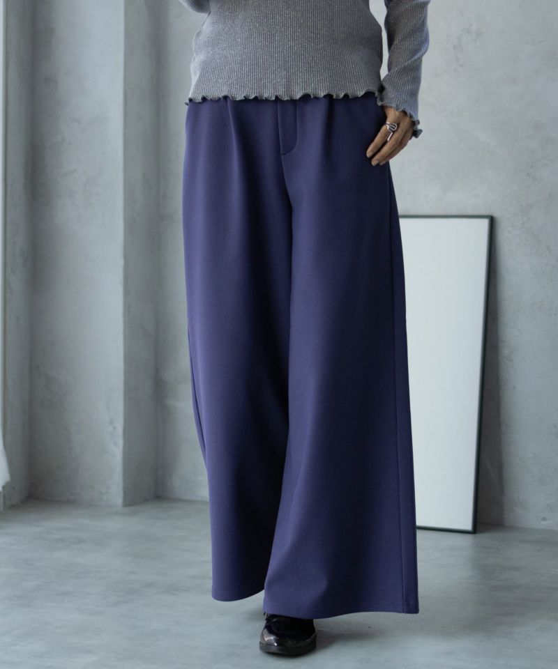 NAVY  ボンディングワイドパンツ レディース商品画像-15