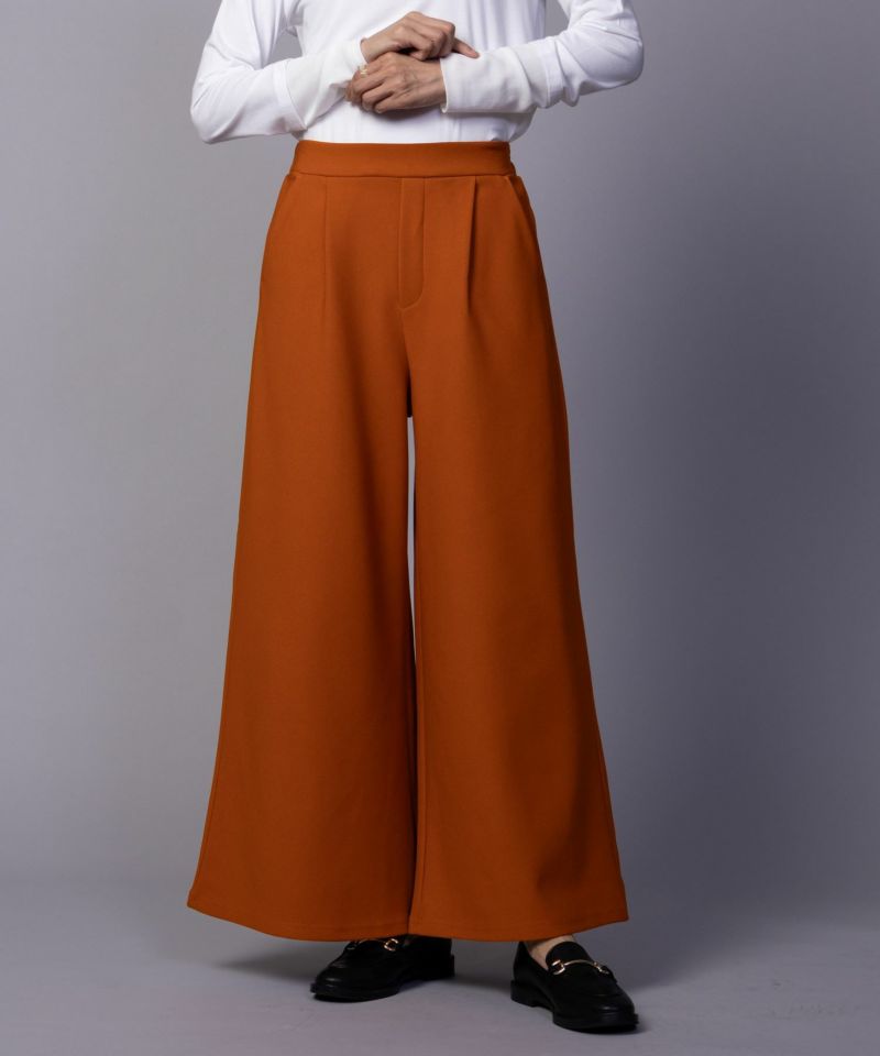 NAVY  ボンディングワイドパンツ レディース商品画像-19