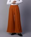 NAVY ボンディングワイドパンツ レディース