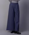 NAVY ボンディングワイドパンツ レディース