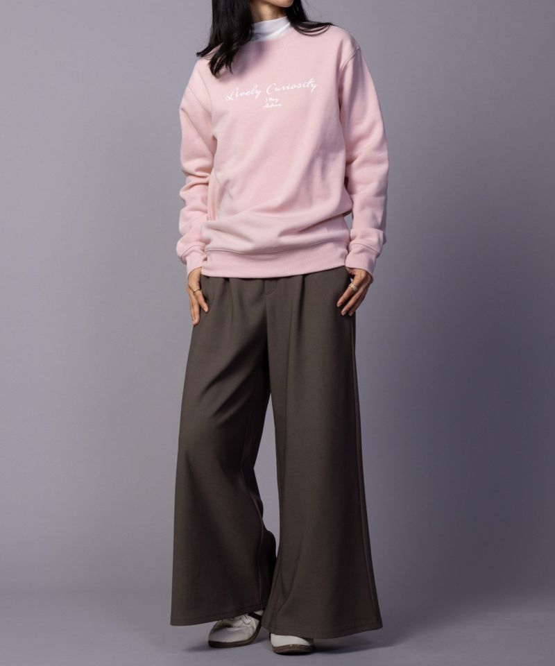 NAVY  ボンディングワイドパンツ レディース商品画像-22