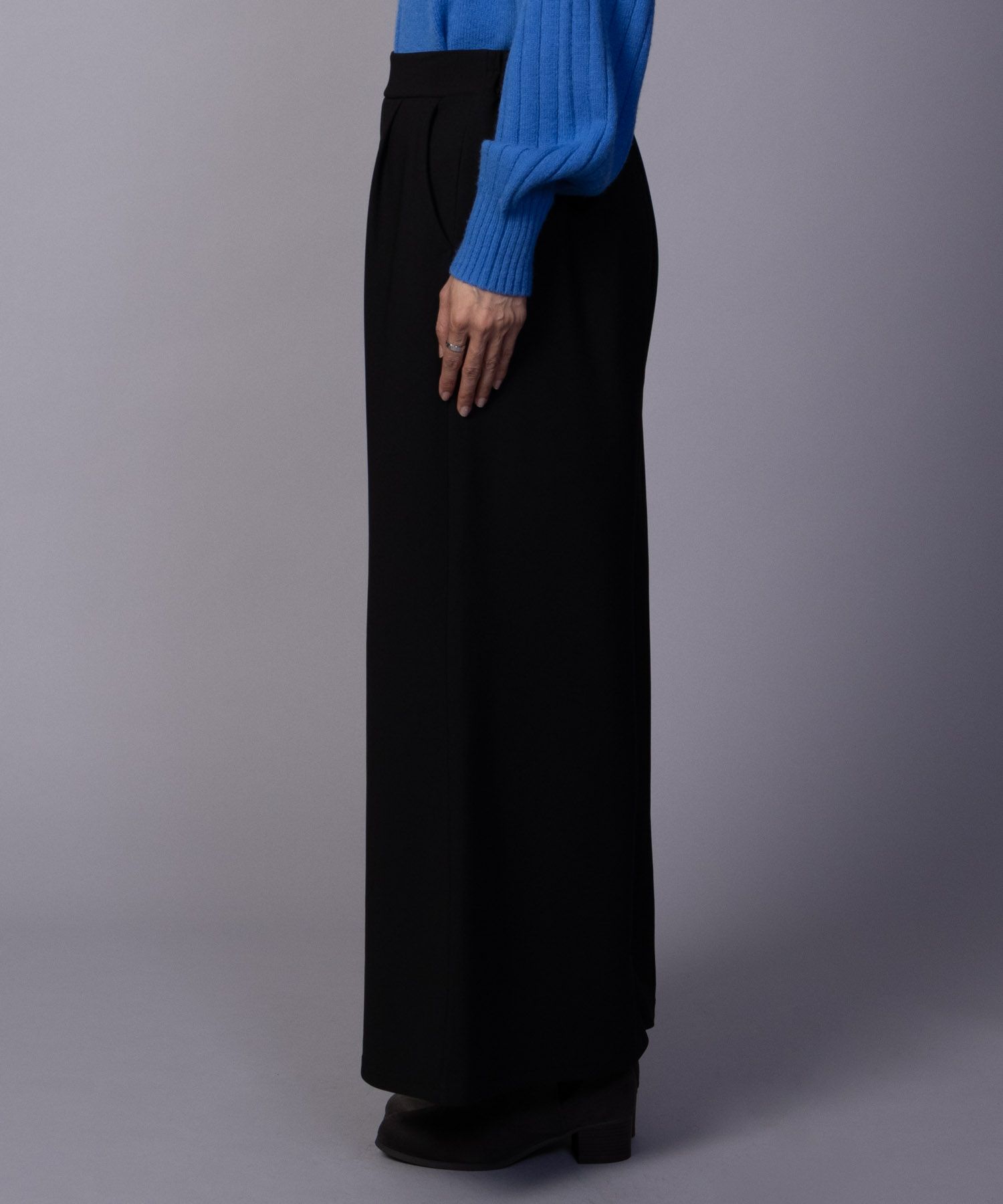 NAVY  ボンディングワイドパンツ レディース商品画像-25