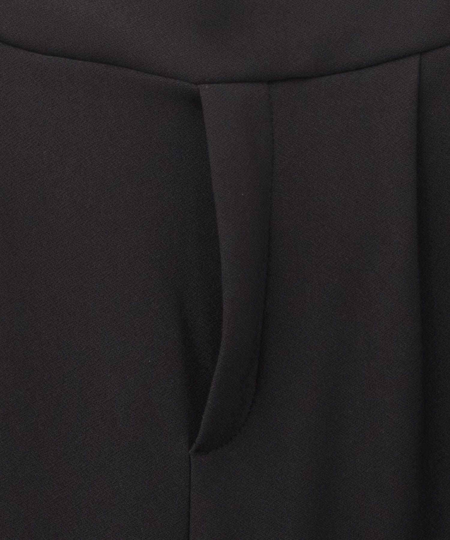 NAVY ボンディングワイドパンツ レディース