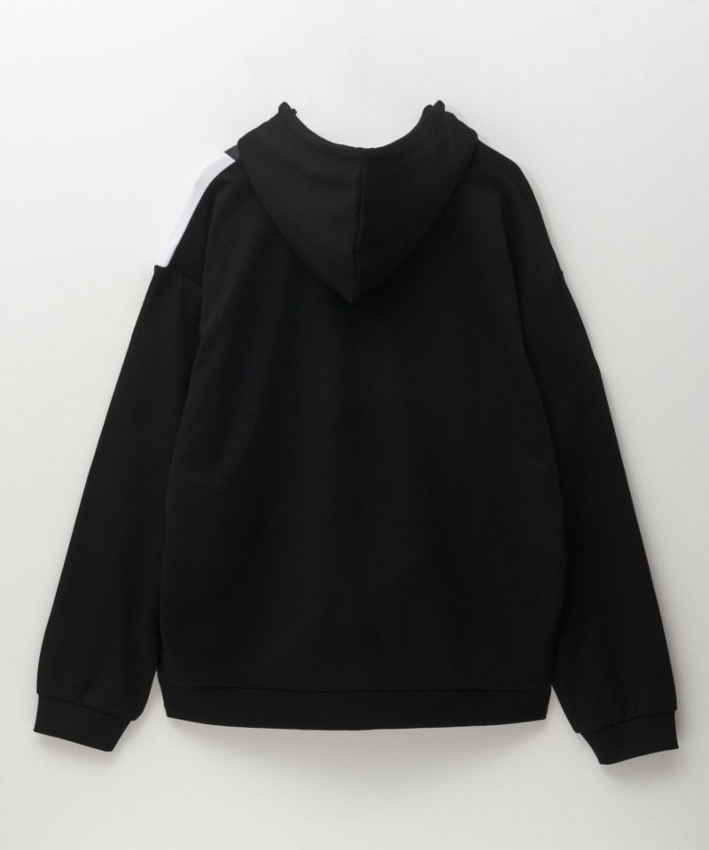 NAVY  切替ジップパーカー メンズ商品画像-4