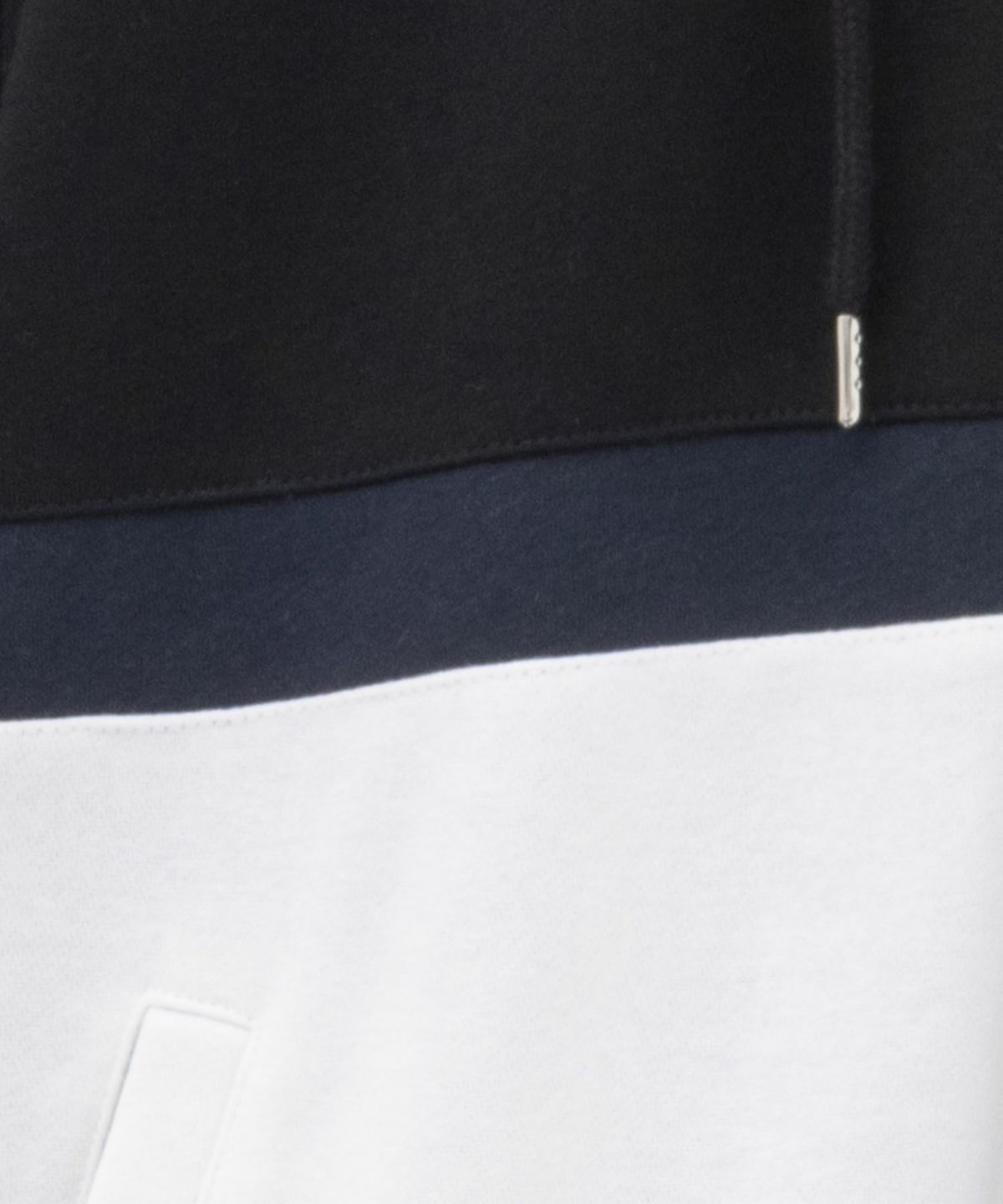 NAVY 切替ジップパーカー メンズ