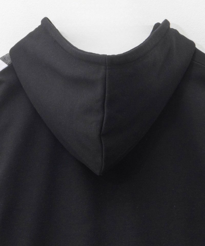 NAVY  切替ジップパーカー メンズ商品画像-8