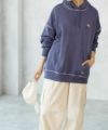 Dickies 裏毛ワッペンパーカー レディース