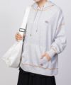 Dickies 裏毛ワッペンパーカー レディース