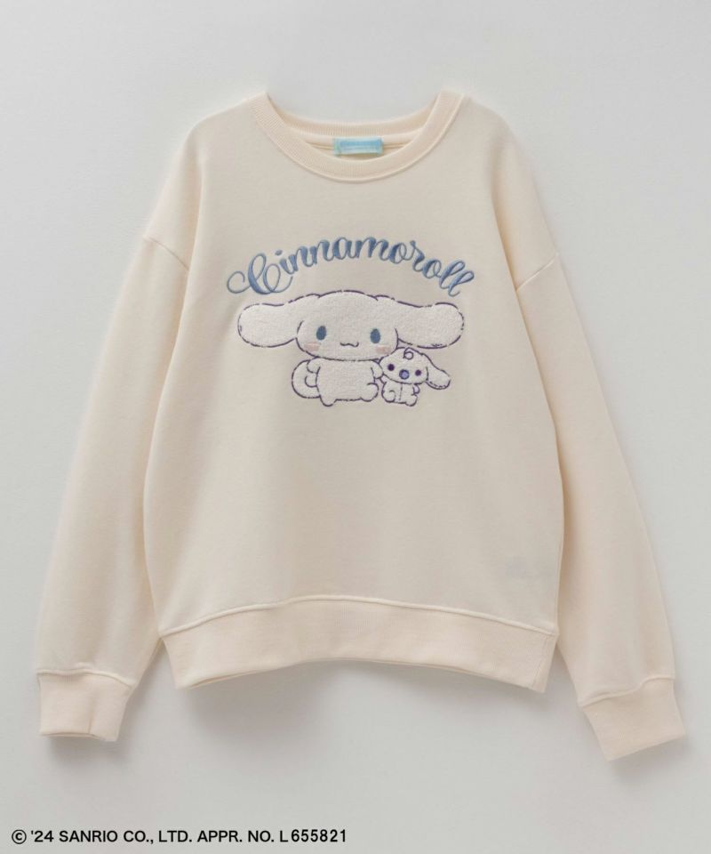 サンリオキャラクターズ シナモロール サガラトレーナー キッズ商品画像-1