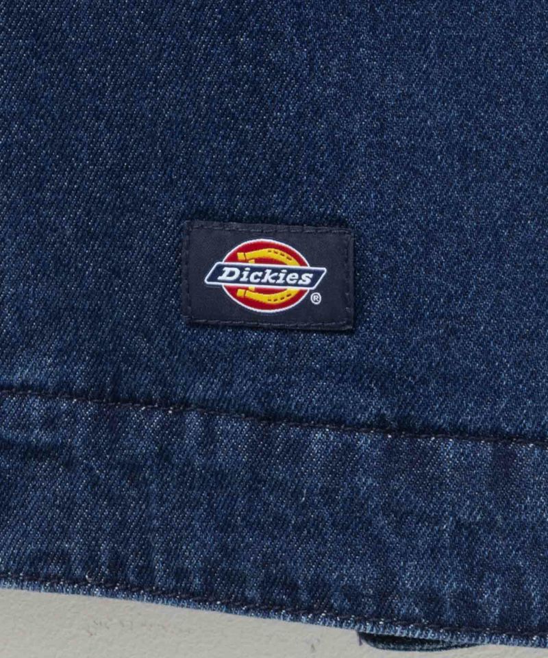 Dickiesボア襟付きネイビ-ジャケット ディッキーズ Dickies 襟コールワークジャケット （ネイビー