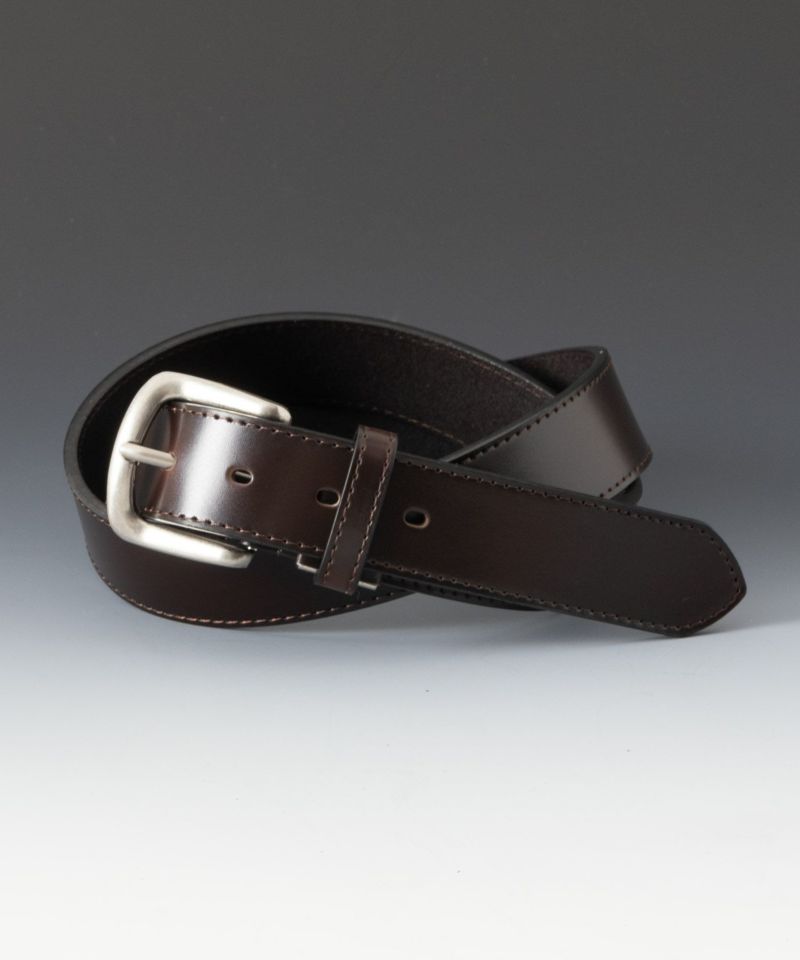 35mmエシカルレザーグラデーション塗装ベルト メンズ商品画像-3