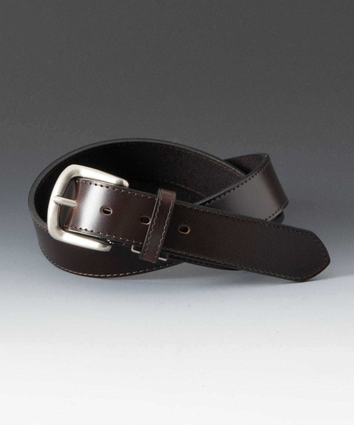 35mmエシカルレザーグラデーション塗装ベルト メンズ