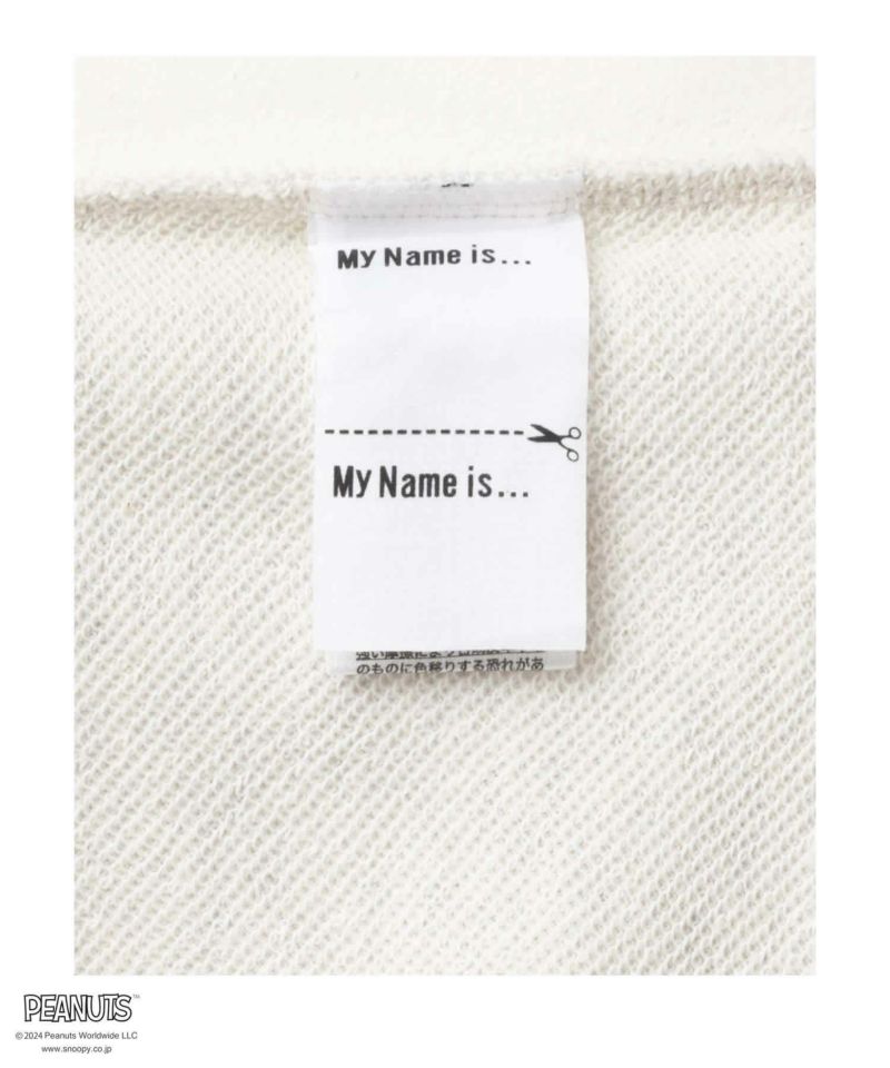 PEANUTS SNOOPY 袖配色トレーナー キッズ商品画像-4