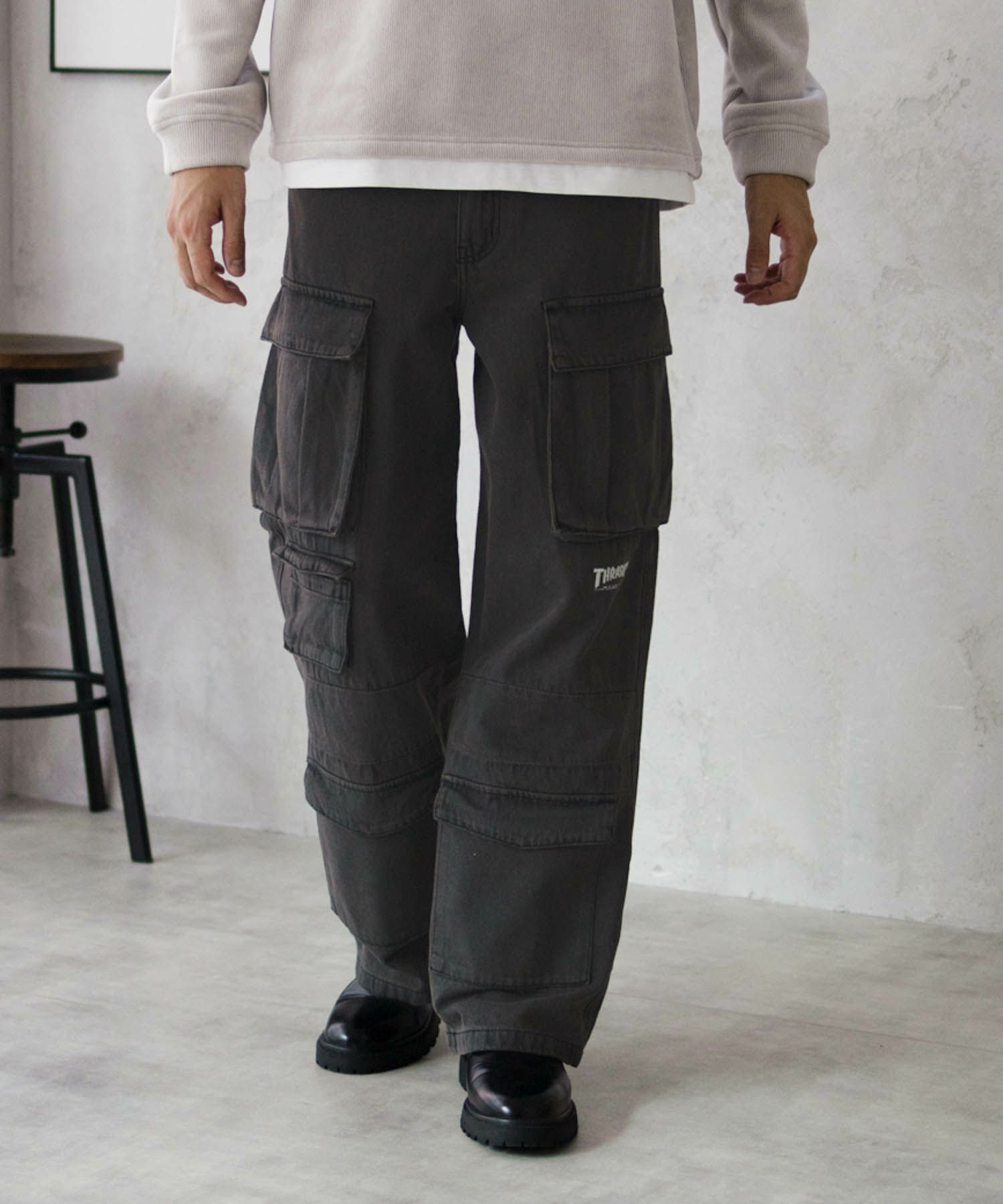 THRASHER  9ポケットデニムカーゴパンツ メンズ商品サムネイル-5