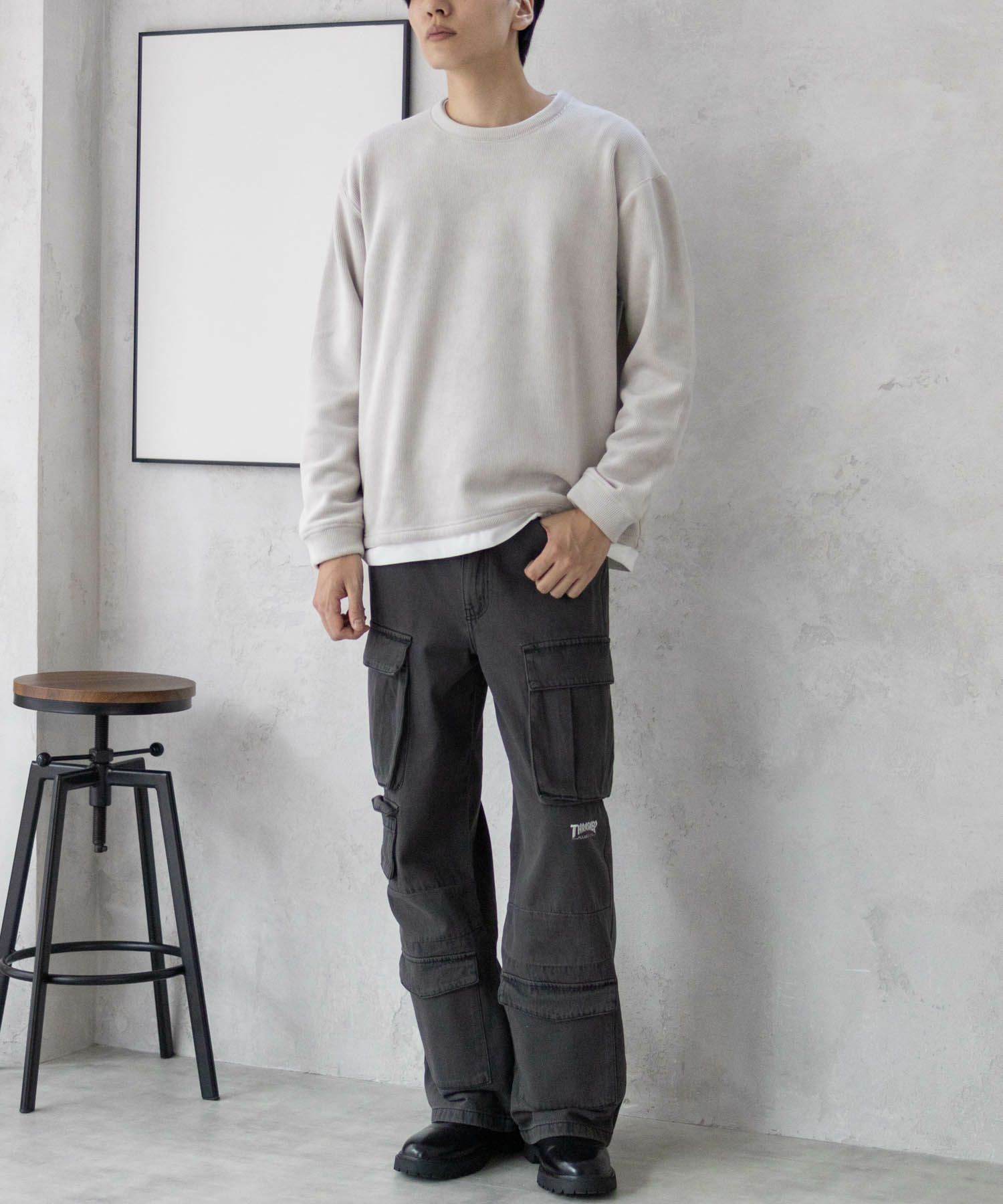 THRASHER  9ポケットデニムカーゴパンツ メンズ商品画像-8